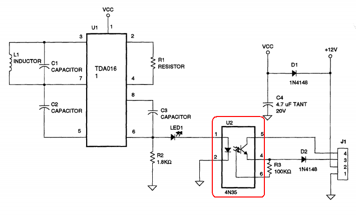 TZ proximity sensor circuit